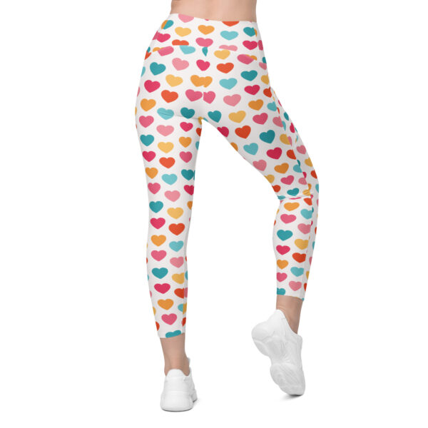 Summer of Love Leggings w/Pockets - Hearts - Image 10