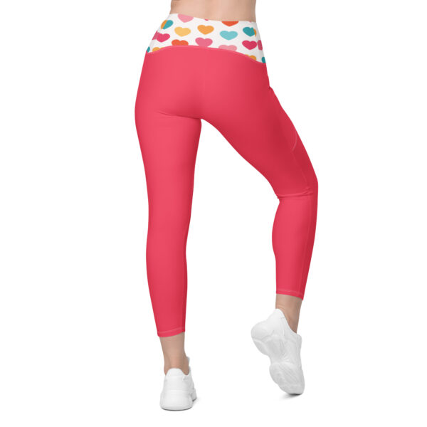 Summer of Love Leggings - Rad Red - Image 5