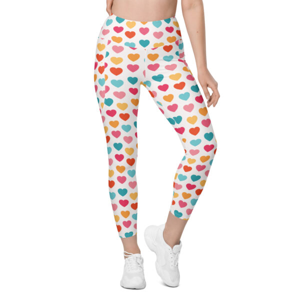 Summer of Love Leggings w/Pockets - Hearts