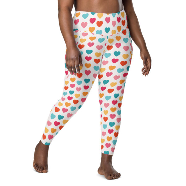 Summer of Love Leggings w/Pockets - Hearts - Image 7