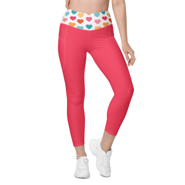 Summer of Love Leggings - Rad Red - Image 6