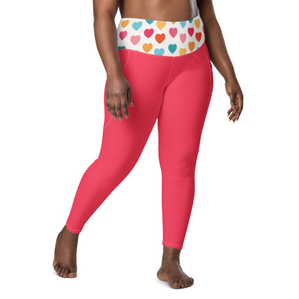 Summer of Love Leggings - Rad Red - Image 7