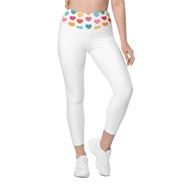 Summer of Love Leggings - White - Image 3