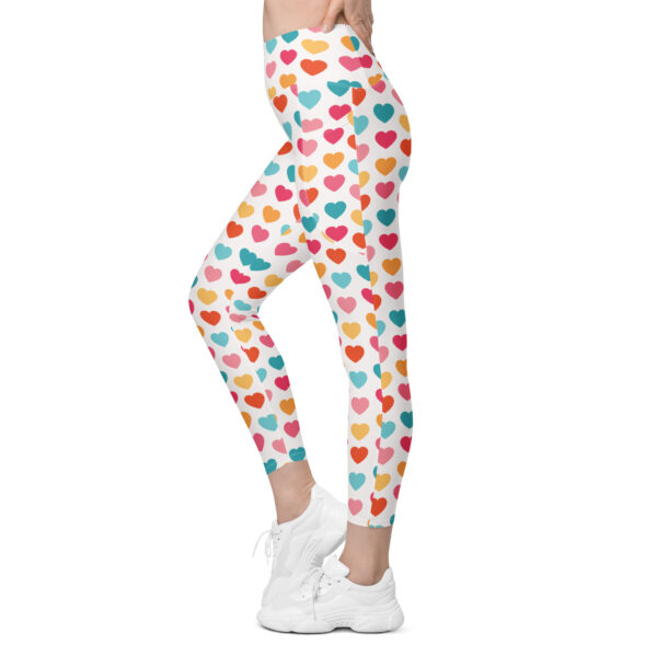 Summer of Love Leggings w/Pockets - Hearts - Image 11