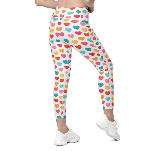 Summer of Love Leggings w/Pockets - Hearts - Image 9