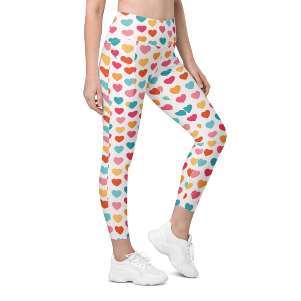 Summer of Love Leggings w/Pockets - Hearts - Image 8