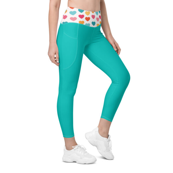 Summer of Love Leggings - Iris Blue