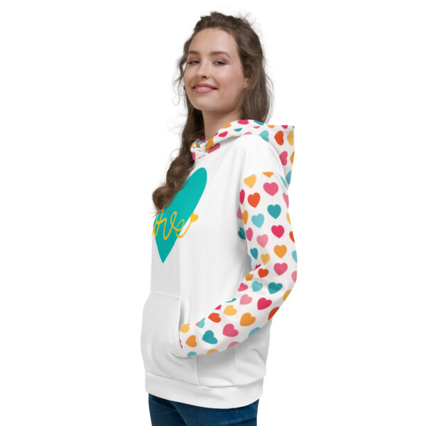 Summer of Love Hoodie - White - Image 5