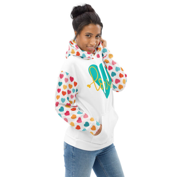 Summer of Love Hoodie - White - Image 6