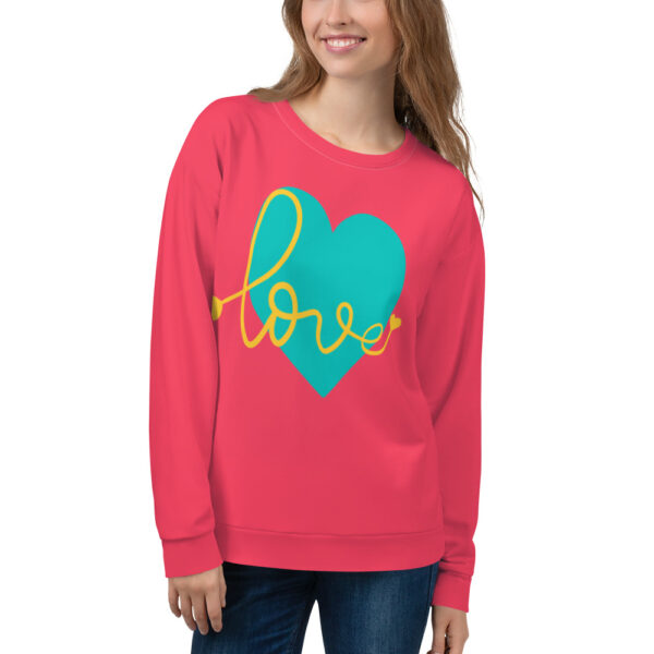 Summer of Love Sweatshirt - Rad Red