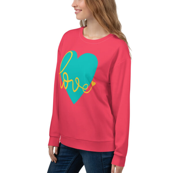 Summer of Love Sweatshirt - Rad Red - Image 3