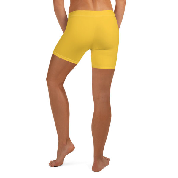 Summer of Love Biker Shorts - Yellow - Image 2