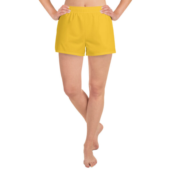 Summer of Love Athletic Shorts - Yellow