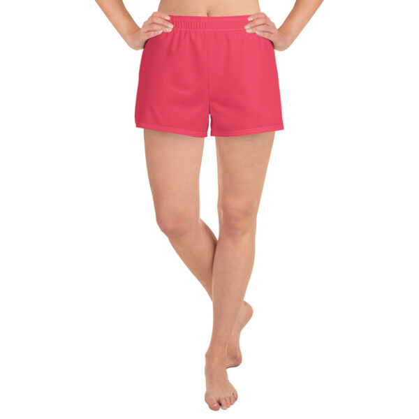 Summer of Love Athletic Shorts - Rad Red