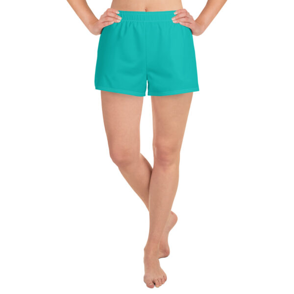 Summer of Love Athletic Shorts - Iris Blue