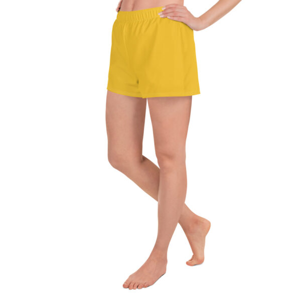 Summer of Love Athletic Shorts - Yellow - Image 3