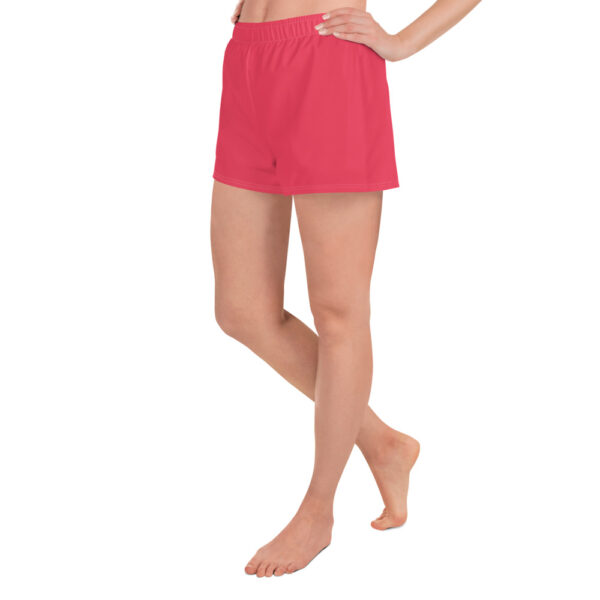 Summer of Love Athletic Shorts - Rad Red - Image 3