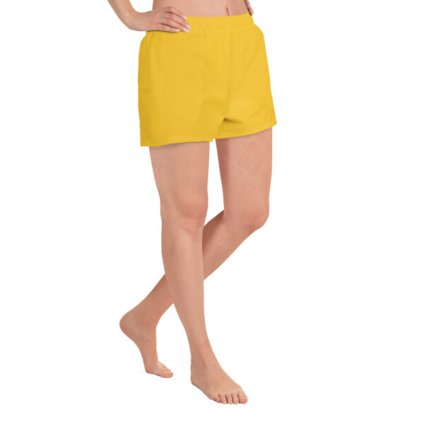 Summer of Love Athletic Shorts - Yellow - Image 2