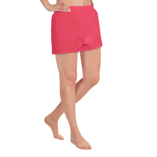 Summer of Love Athletic Shorts - Rad Red - Image 2