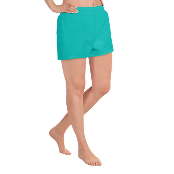 Summer of Love Athletic Shorts - Iris Blue - Image 2