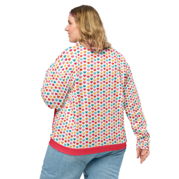 Summer of Love Bomber - Rad Red Hearts - Image 3