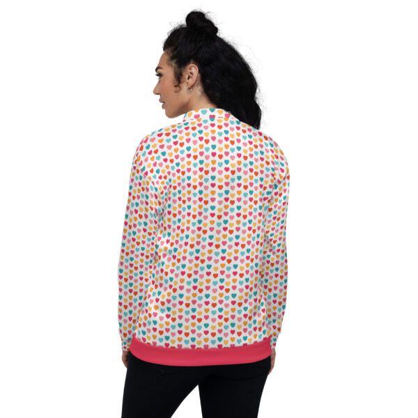 Summer of Love Bomber - Rad Red Hearts - Image 4