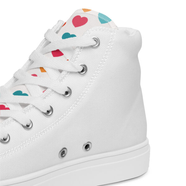 Summer of Love Women's High-Top Canvas Kicks - Hearts - Image 4