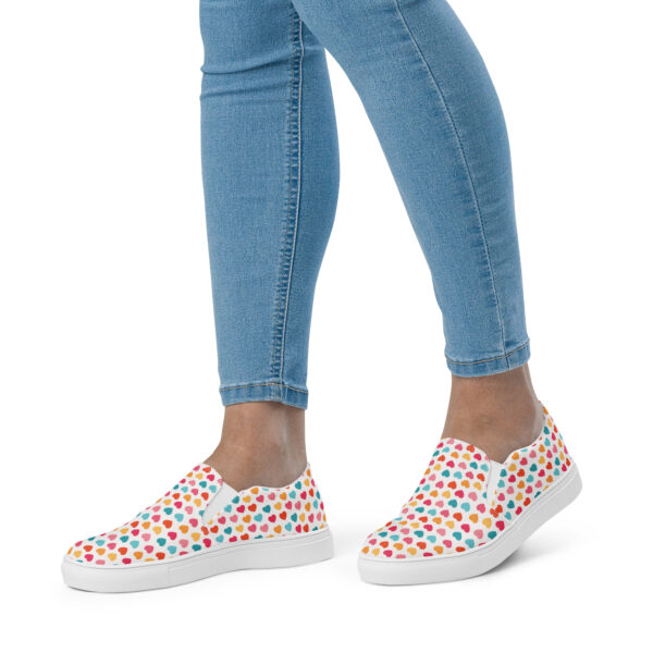 Summer of Love Women's Slip-On Canvas Shoes - Image 4