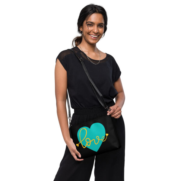 Summer of Love Crossbody Handbag - Black