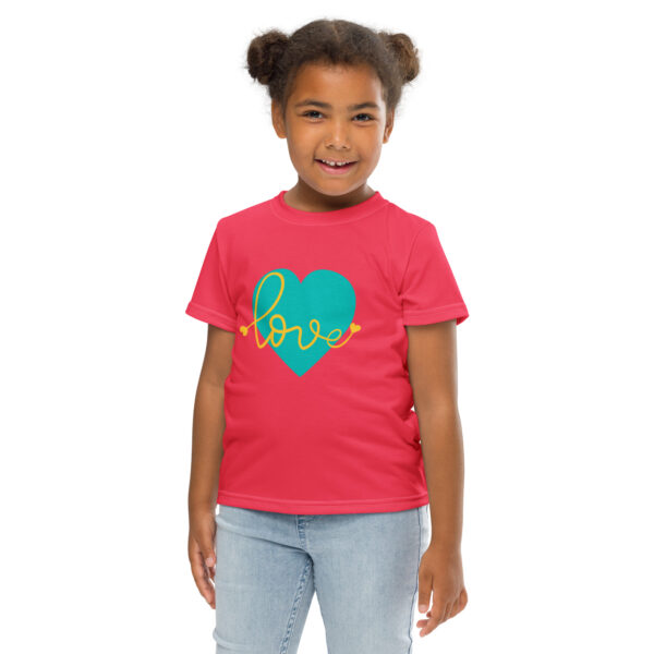 Summer of Love Kids Crew Neck T-shirt - Rad Red - Image 2