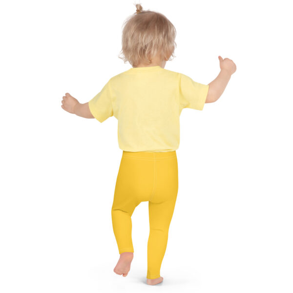 Summer of Love Kid's Leggings - Yellow - Image 4