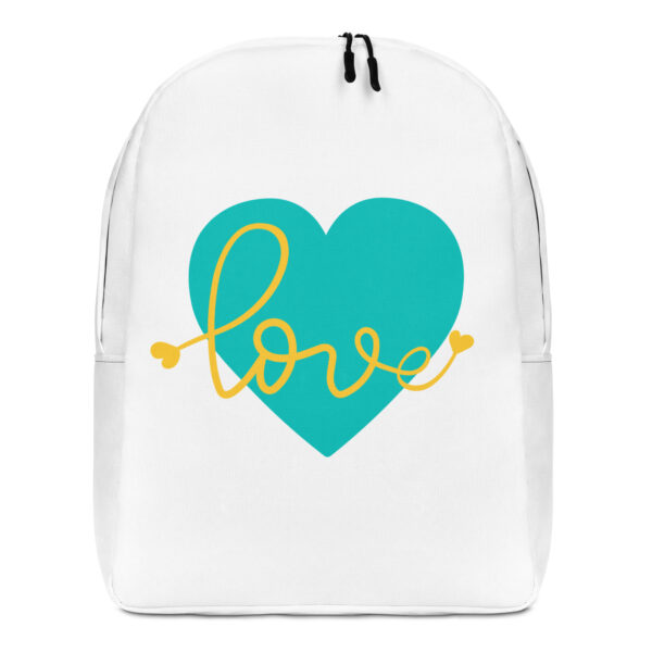 Summer of Love Minimalist Backpack - White