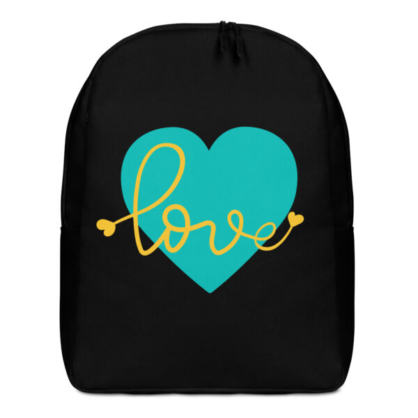 Summer of Love Minimalist Backpack - Black