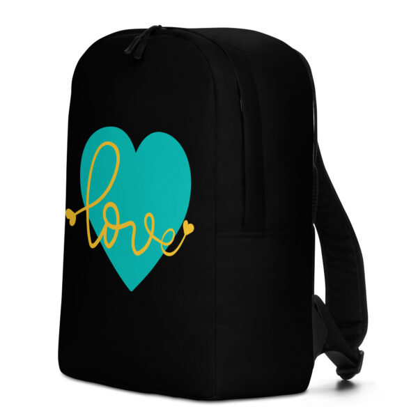 Summer of Love Minimalist Backpack - Black - Image 2