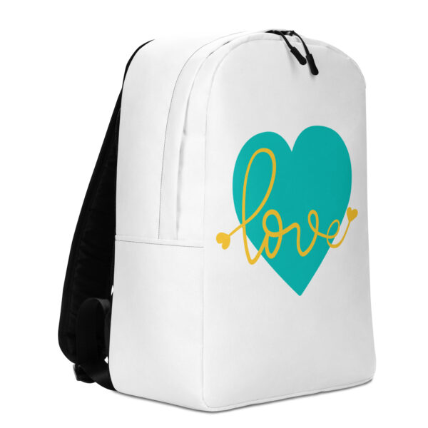 Summer of Love Minimalist Backpack - White - Image 3