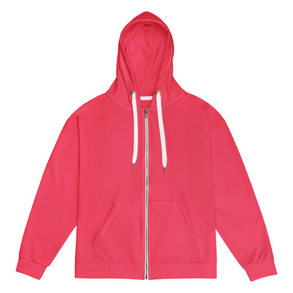 Summer of Love Zip Hoodie - Rad Red - Image 5