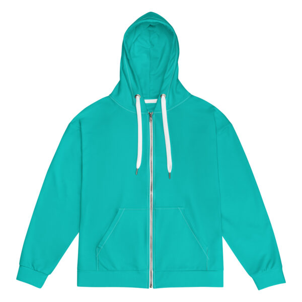 Summer of Love Zip Hoodie - Iris Blue - Image 8