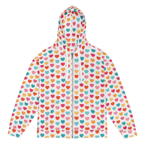 Summer of Love Zip Hoodie - Hearts - Image 3