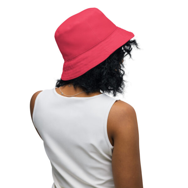 Summer of Love Reversible Bucket Hat - Rad Red/White - Image 9