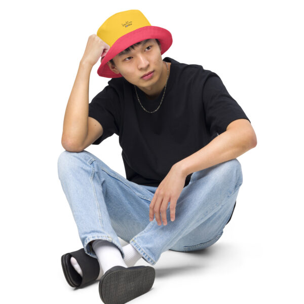 Summer of Love Reversible Bucket Hat - Rad Red/Yellow - Image 2