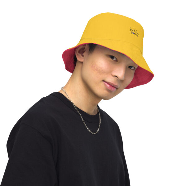 Summer of Love Reversible Bucket Hat - Rad Red/Yellow - Image 3