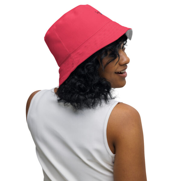 Summer of Love Reversible Bucket Hat - Rad Red/White - Image 13