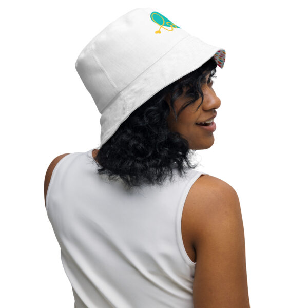 Summer of Love Reversible Bucket Hat - White/Hearts - Image 3