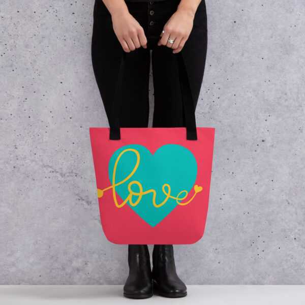 Summer of Love Tote - Rad Red - Image 2