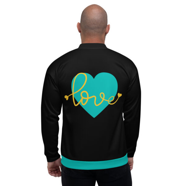 Summer of Love Bomber - Black/Iris Blue - Image 4