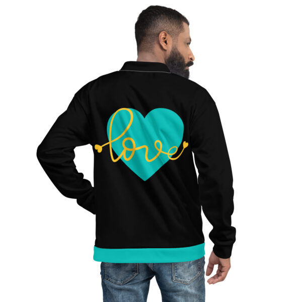 Summer of Love Bomber - Black/Iris Blue - Image 5