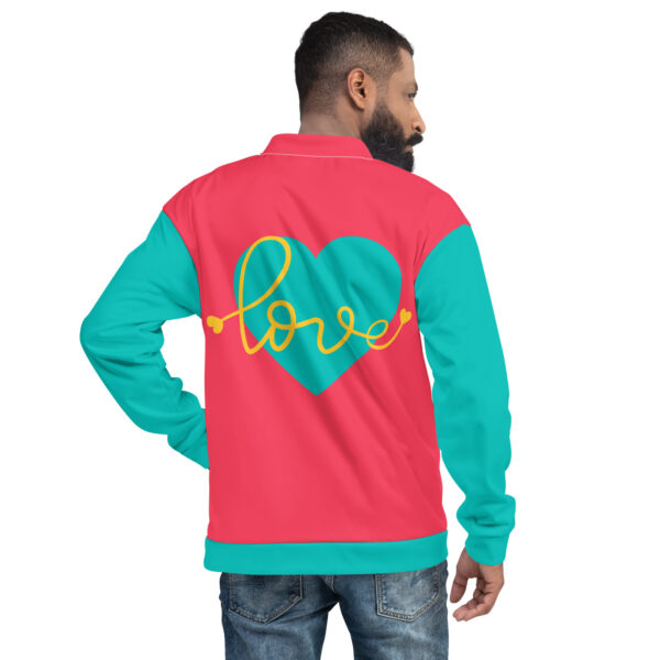 Summer of Love Rad Red Bomber - Iris Blue - Image 7