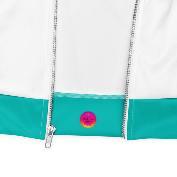 Summer of Love White Bomber - Iris Blue - Image 4