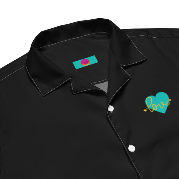 Summer of Love Button-Up - Black - Image 4