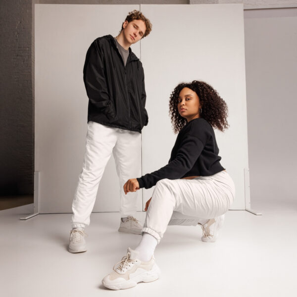 Gender Inclusive Joggers - White